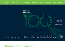 Tablet Screenshot of ceitec.eu