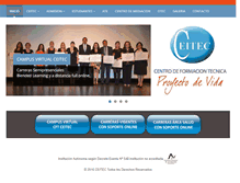 Tablet Screenshot of ceitec.cl